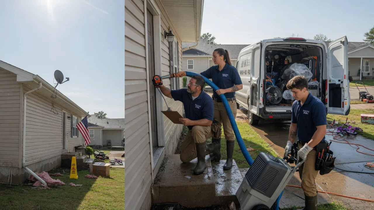 Ceiling Water Damage Restoration in Comfort, WV near me